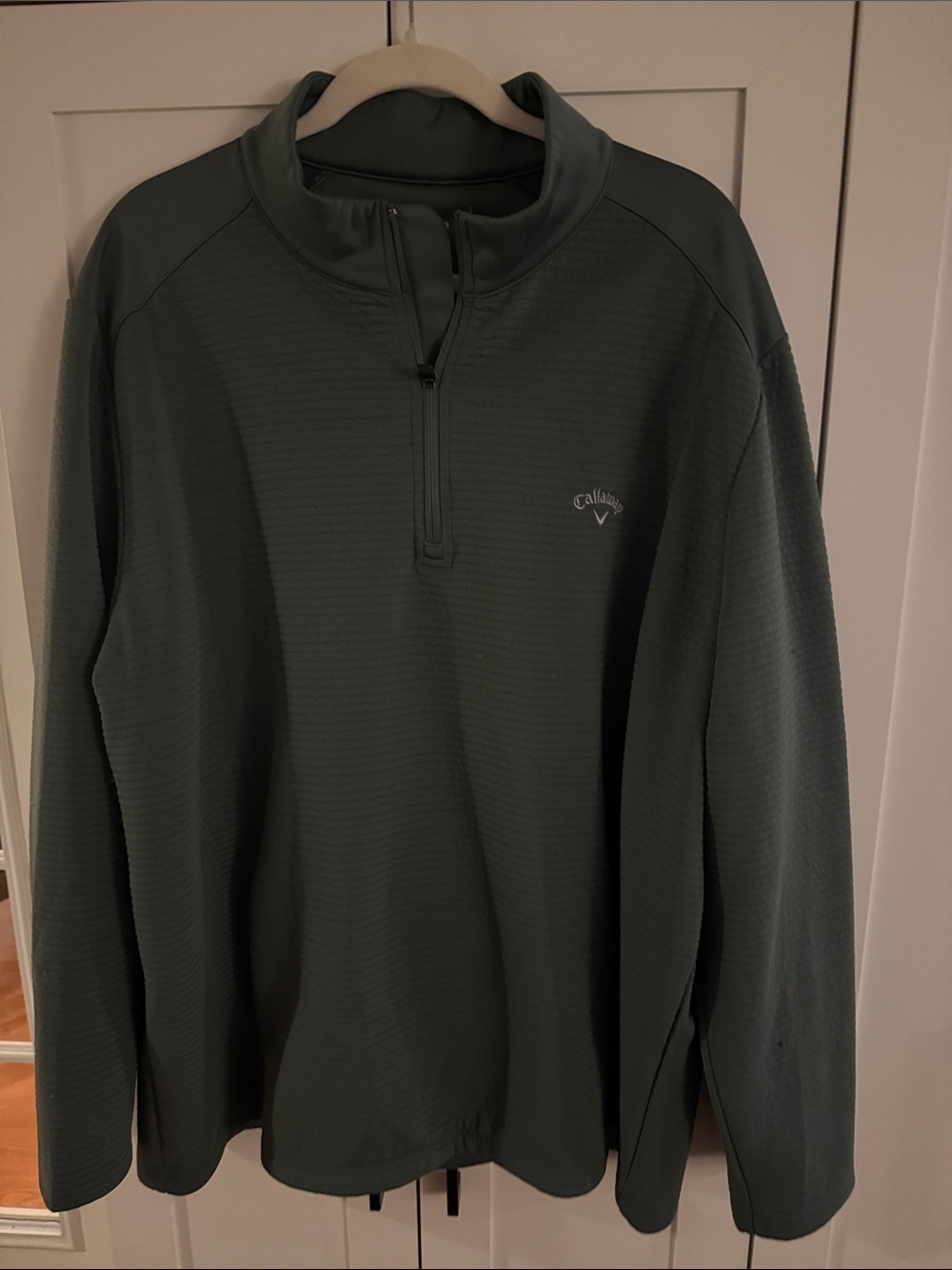 Callaway Men’s Olive Green Quarter-Zip Pullover